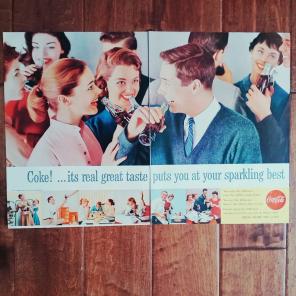 1956 original Coca-Cola advertisement