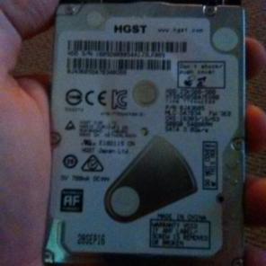 HGST 500gb 2.5 5400rpm SATA 3.0gb/s HDD