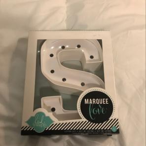 Letter S Light Kit