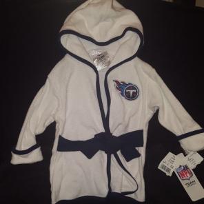 Tennessee Titans infant hooded robe 0-9
