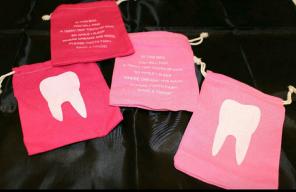 Personalized tooth fairy bags