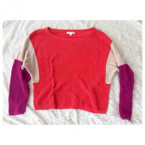 color block sweater