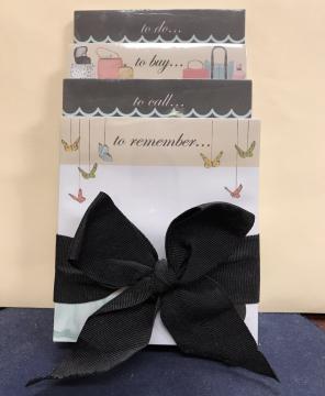 Set Of 4 Stacked Memo Pads