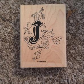 Stampin Up Joy Stamp