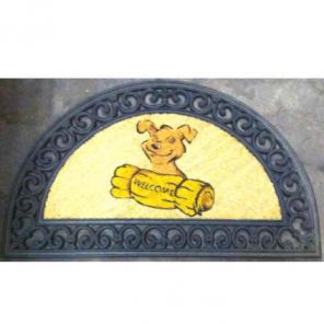 HEAVY DUTY Half Round PUPPY Doormat