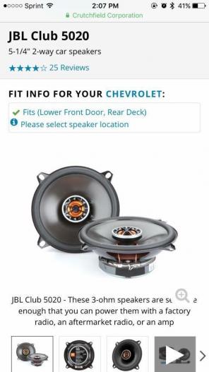 JBL 5-1/4" 2-way car speakers