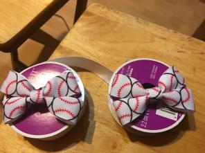 Baseball Hair Bow