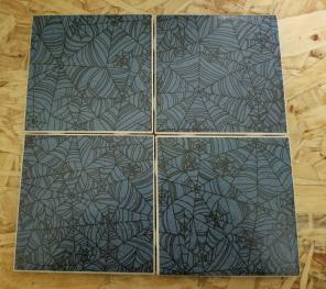 Web coaster set