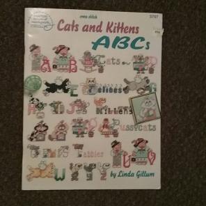 Cross stitch book of cats and kittens