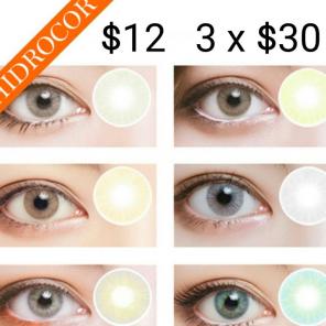 Pupilentes de colores naturales