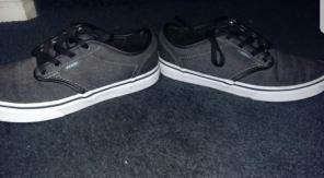 Charcoal color vans