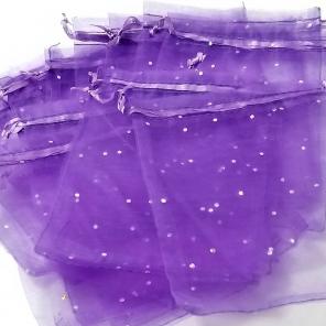 25pcs Organza Jewelry Drawstring Bags
