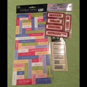 Scrapbook Stickers & Accessories New
