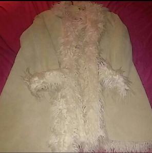 Leather Fur Coat