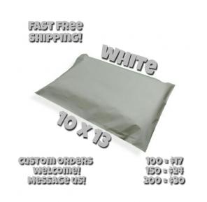 30 Poly Mailers 10x13 White