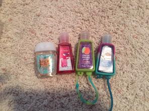 Lot Of 4 BBW hand Sanitizer