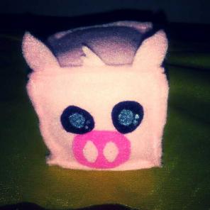 Piglet! handmade plush