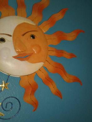 XL METAL CELESTIAL STARS MOON SUN