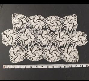 Crochet coffe table vintage