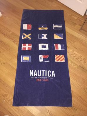 Nautica Flags Beach Towel