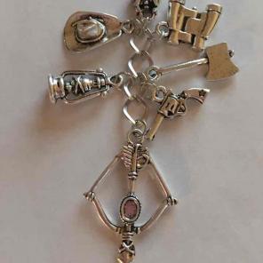 The Walking Dead charm necklace