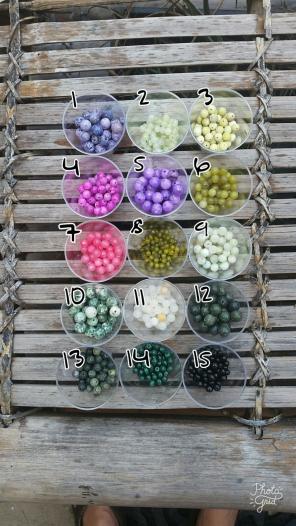 Gemstone bead lot