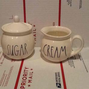 Rae Dunn sugar and cream set
