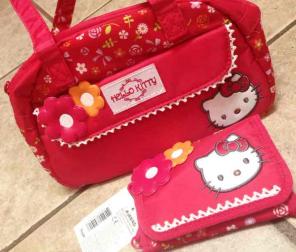 Sanrio Hello Kitty handbag/wallet set
