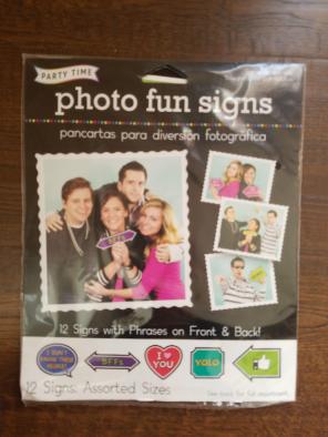 Photo fun signs