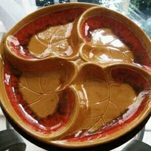 Santa Anita Ware Ceramic Dish Lazy Susan
