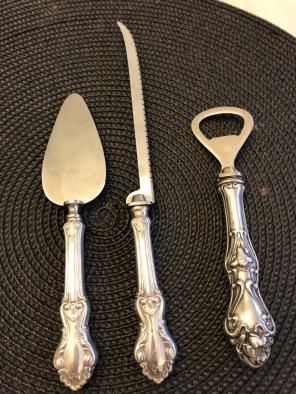 3 Vintage Sterling Silver Serving Pieces