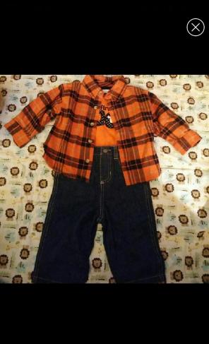 Baby boy 3 piece fall/Halloween bundle