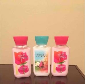 Bath and Body Works Lotions lot of 3