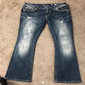 Buckle Shirt And Jeans.