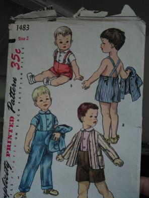 Toddler Shirt Pants Vintage 1950's 2t