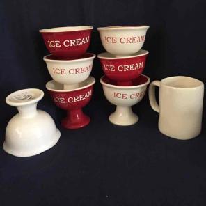 Graces ice cream cups goes with Rae Dunn