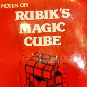 Vintage Rubik Magic Cube book