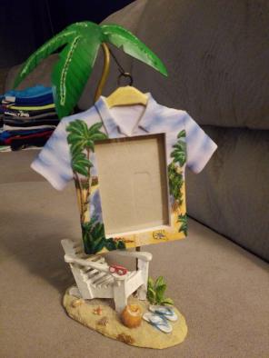 Palm tree photo frame