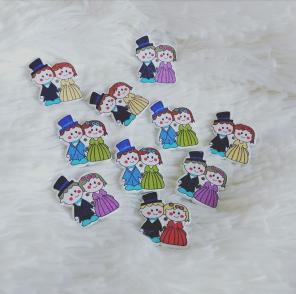 BUNDLE OF 10 UNIQUE BUTTONS