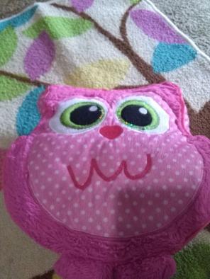 Owl pillow.