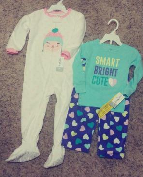 NEW Carters Size 2T Girls Pajamas