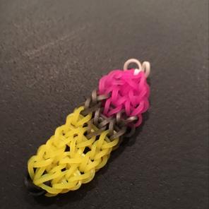 Rainbow Loom Pencil Charm