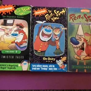 3 Ren & Stimpy movies VHS