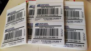 50 tracking # labels Free shipping
