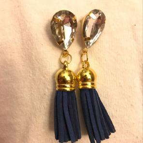 Blue Diamond Tassels