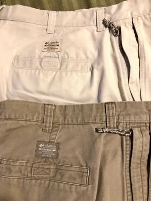 TWO COLUMBIA MEN TROUSERS BOTH 42/30
