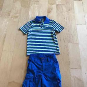 Boys Size small UA outfit