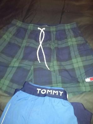 VTG. 90's TOMMY HILFIGER SWIM TRUNKS