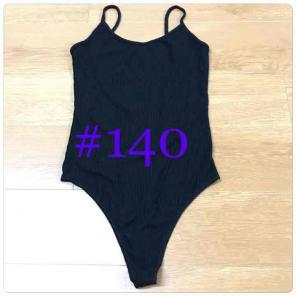 BM John Galt Black Ribbed Reina Bodysuit