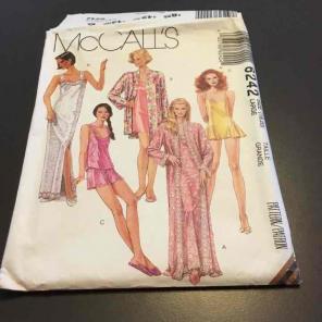McCall's #6242 Robe & Nightgown